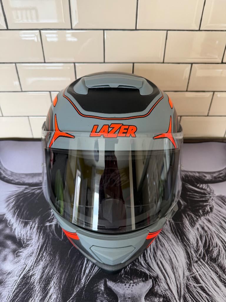 Motorhelm Lazer, Motoren, Kleding | Motorhelmen, Ophalen, Tweedehands, M, Lazer