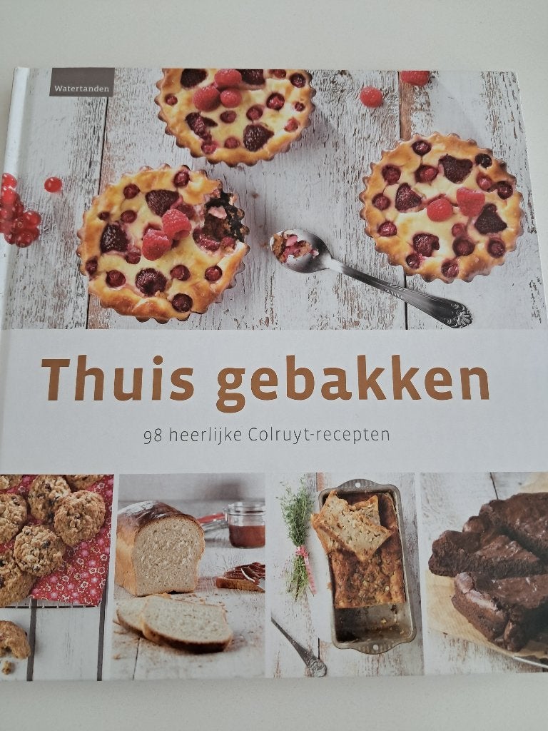 Kookboek 'Thuis gebakken', Livres, Livres de cuisine, Enlèvement ou Envoi, Comme neuf, Gâteau, Tarte, Pâtisserie et Desserts, Pays-Bas et Belgique