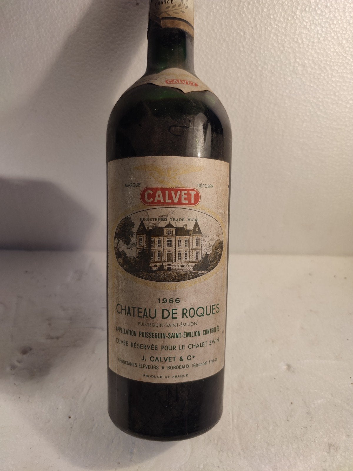 Bouteille de vin Calvet, Neuf, Pleine, Enlèvement, Vin rouge