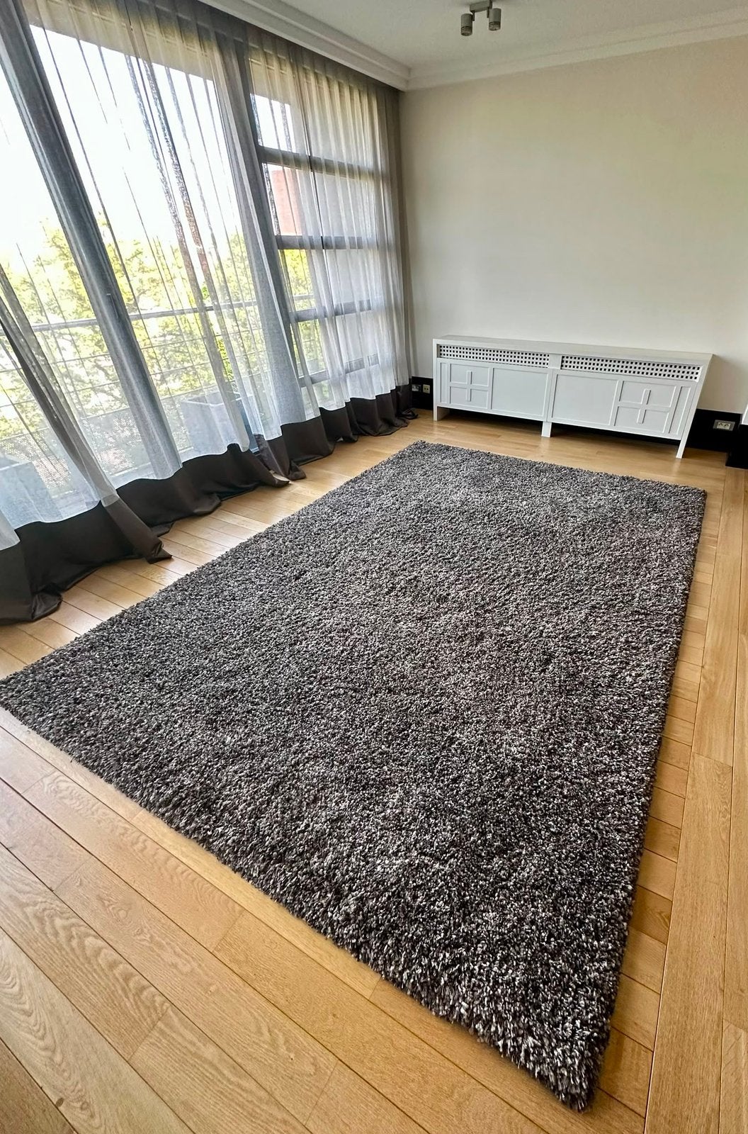 Wollen shaggy tapijt -, Maison & Meubles, Ameublement | Tapis & Moquettes, Utilisé, 200 cm ou plus, 200 cm ou plus, Rectangulaire