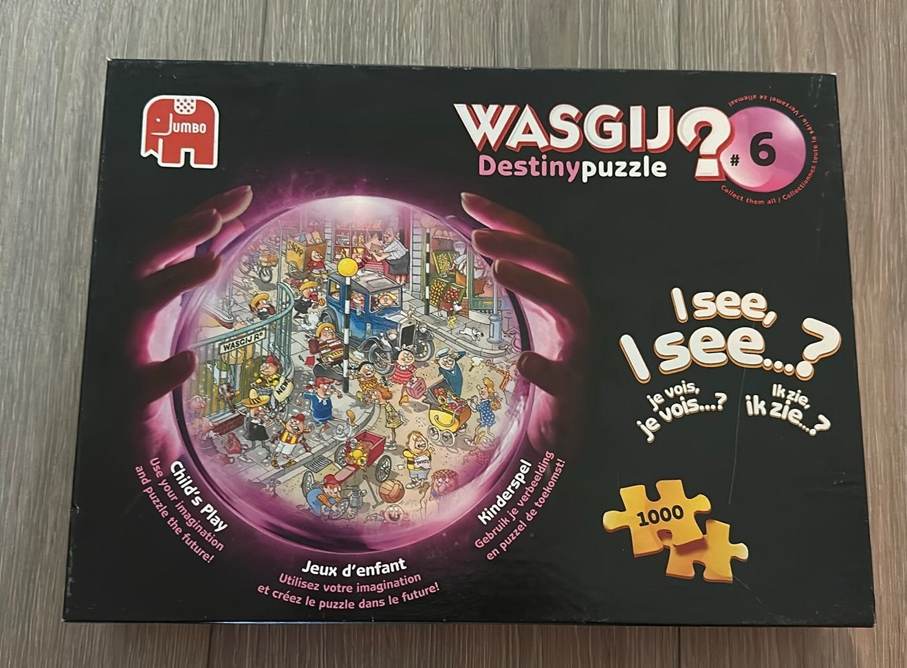 Puzzel ‘Kinderspel’ van Wasgij Destiny puzzle, Enlèvement, 500 à 1500 pièces, Comme neuf, Puzzle