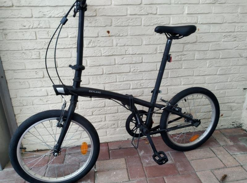 opvouwbaar minifiets, Ophalen, Gebruikt, Velgrem, Versnellingen