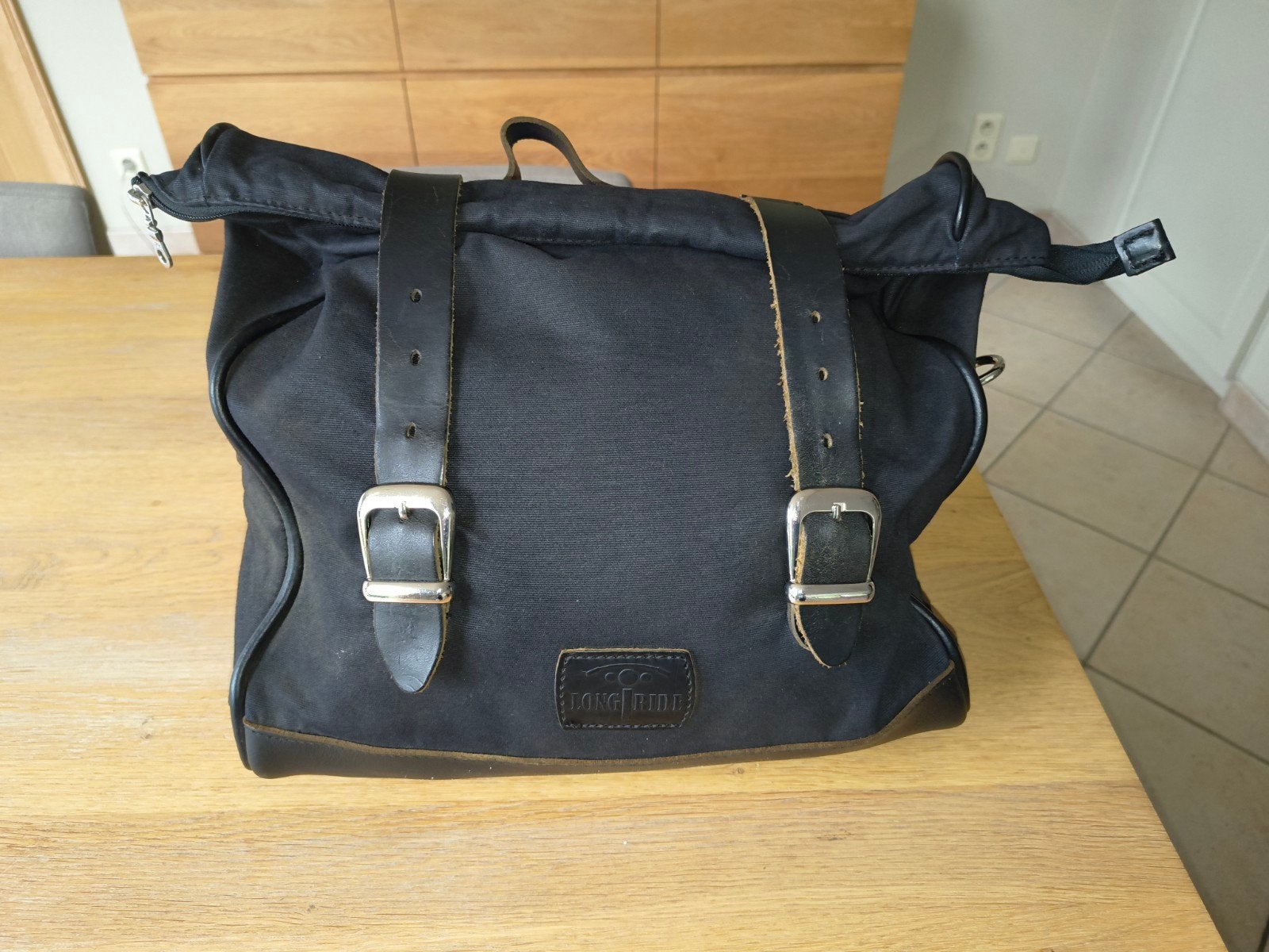 Longride Mini Patriot saddlebag met beugel voor street twin, Motoren, Particulier, Nieuw