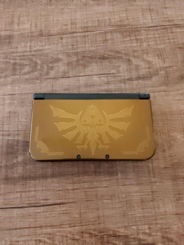 Nintendo 3DS XL Hyrule Edition +  Zelda OOT & Majora's Mask, Ophalen, Met games, Overige kleuren, 3DS