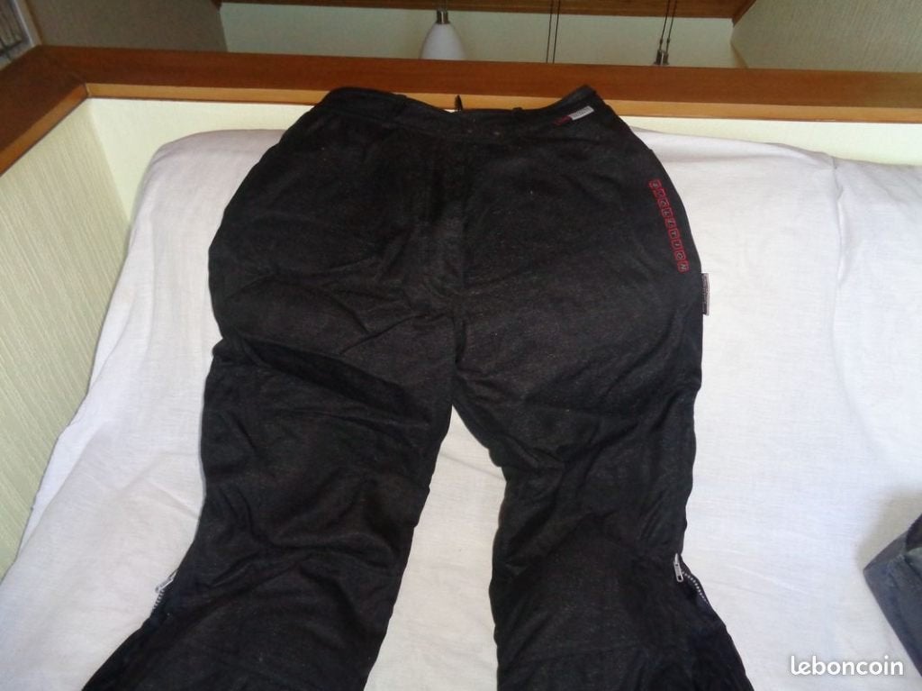 pantalon toile noire pour motard, Motos, Enlèvement