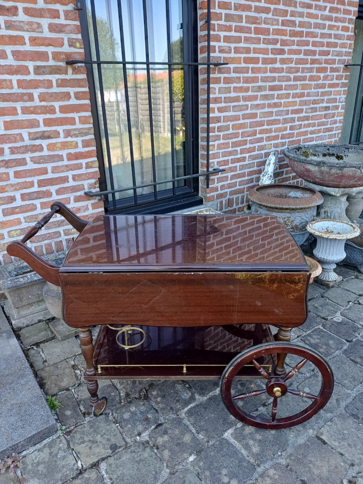 serveerwagentje vintage,retro, Ophalen