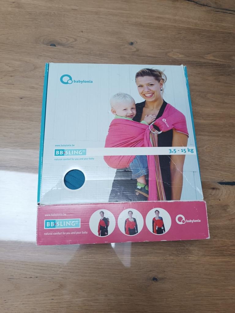 Écharpe pour bébé : écharpe BB de Babylonia (bleu), Enlèvement, Écharpe de portage