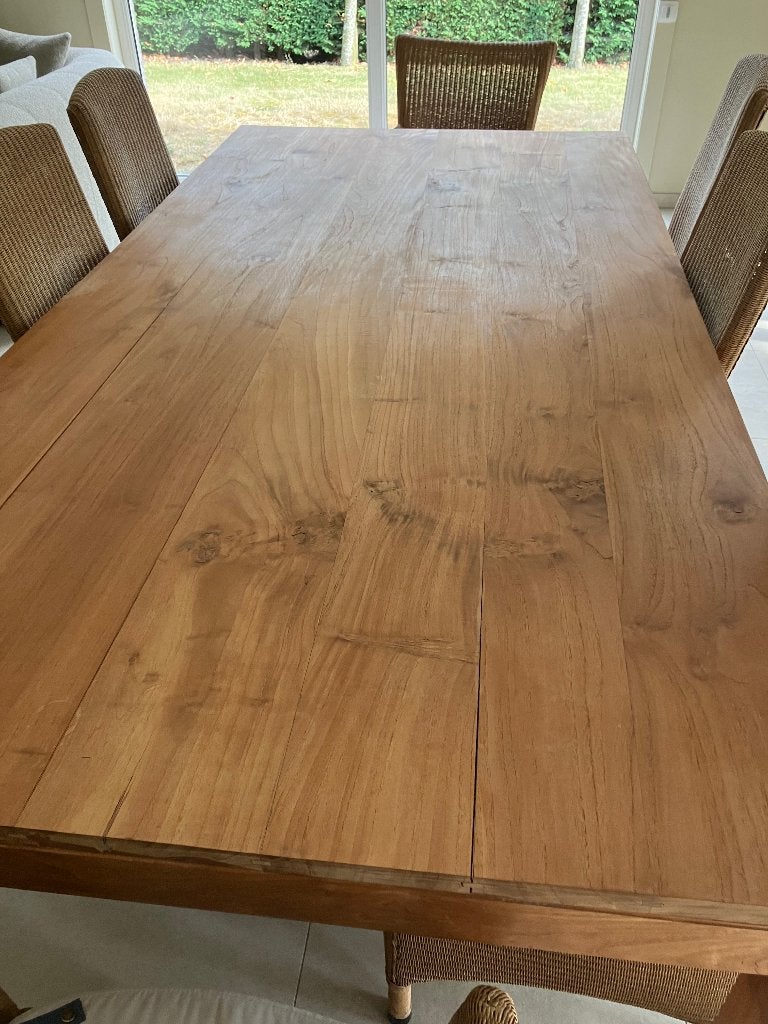 Teak tafel, Teck, 200 cm ou plus, 100 à 150 cm, Enlèvement