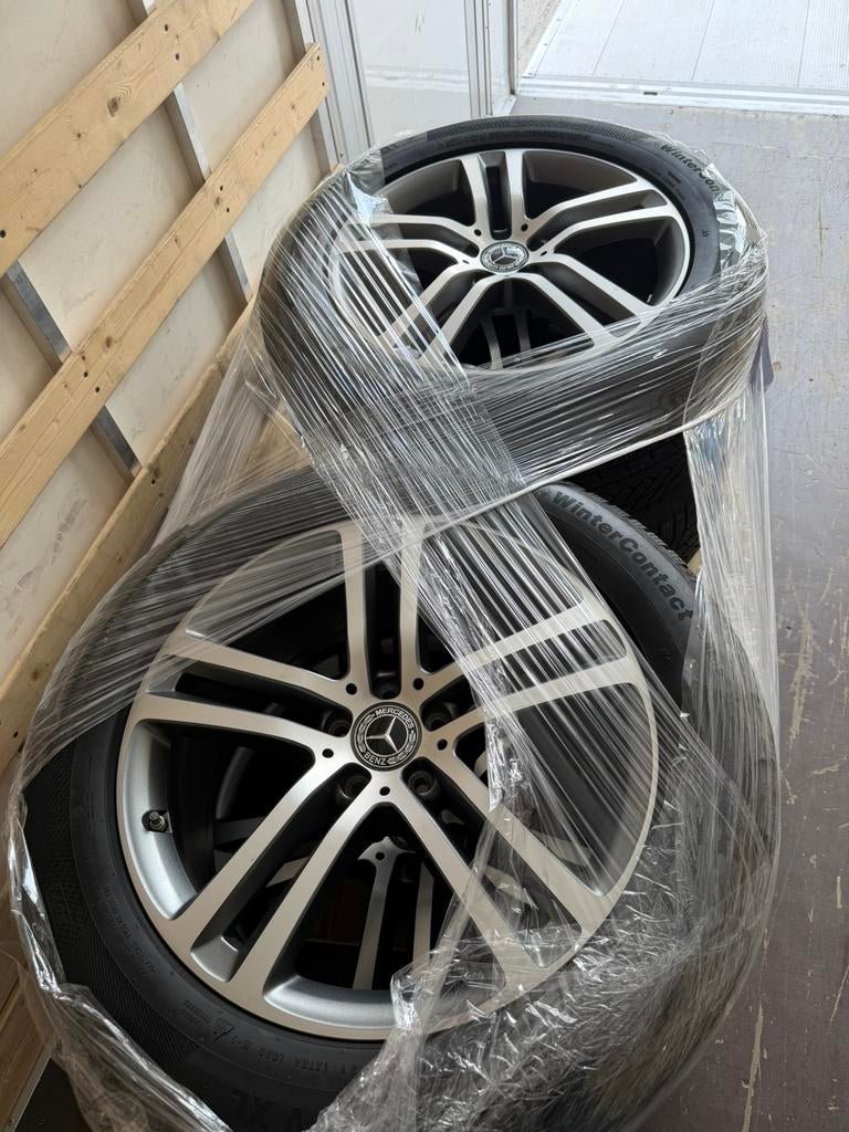 Mercedes Velgen voor GLE 20 inch met Winterbanden Originel, Auto-onderdelen, Banden en Velgen, Ophalen of Verzenden, 20 inch, Winterbanden