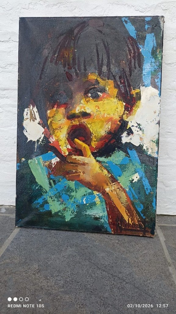 René Bekaert œuvre originale - peinture figurative, Antiquités & Art, Enlèvement, Œuvre originale, Toile