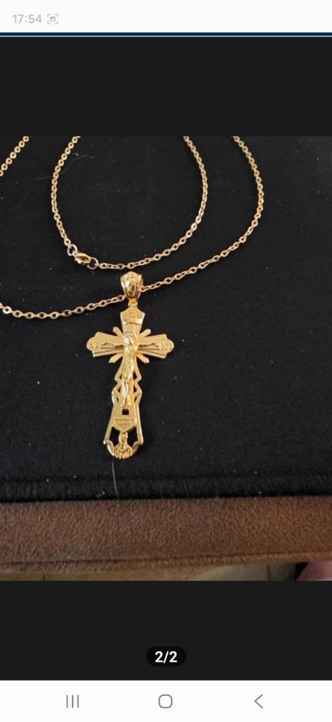 Ketting, Handtassen en Accessoires, Kettingen, Ophalen, Nieuw, Goud, Overige materialen