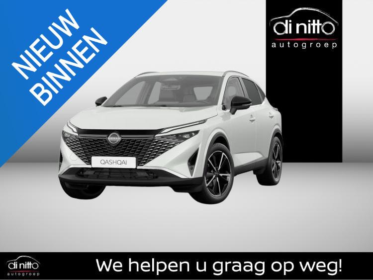 Nissan Qashqai Mild-Hybrid 140 TEKNA 2WD 5-deurs 6MT, Auto's, Stof, Zwart, 4 cilinders, 700 kg