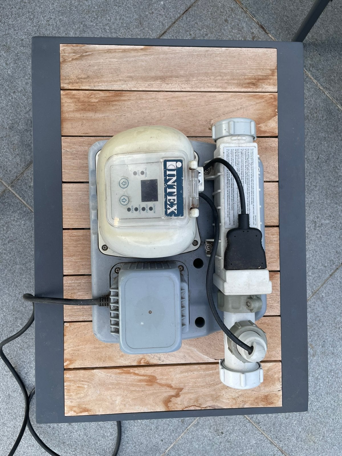 zout water chloor generator Intex, Ophalen, Gebruikt, Zwembadpomp