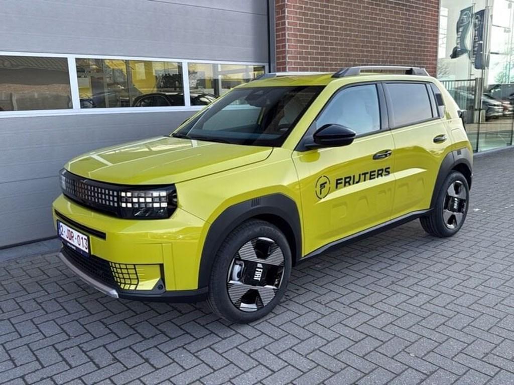 Fiat Grande Panda (Nieuw) La Prima hybrid 110pk, Auto's, Overige kleuren, 100 pk, Blauw, 74 kW