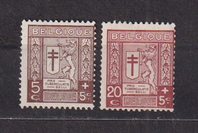 Belgique 1926 Antituberculeux 2 variétés **, Timbres & Monnaies, Timbres | Europe | Belgique, Envoi, Non oblitéré, Neuf