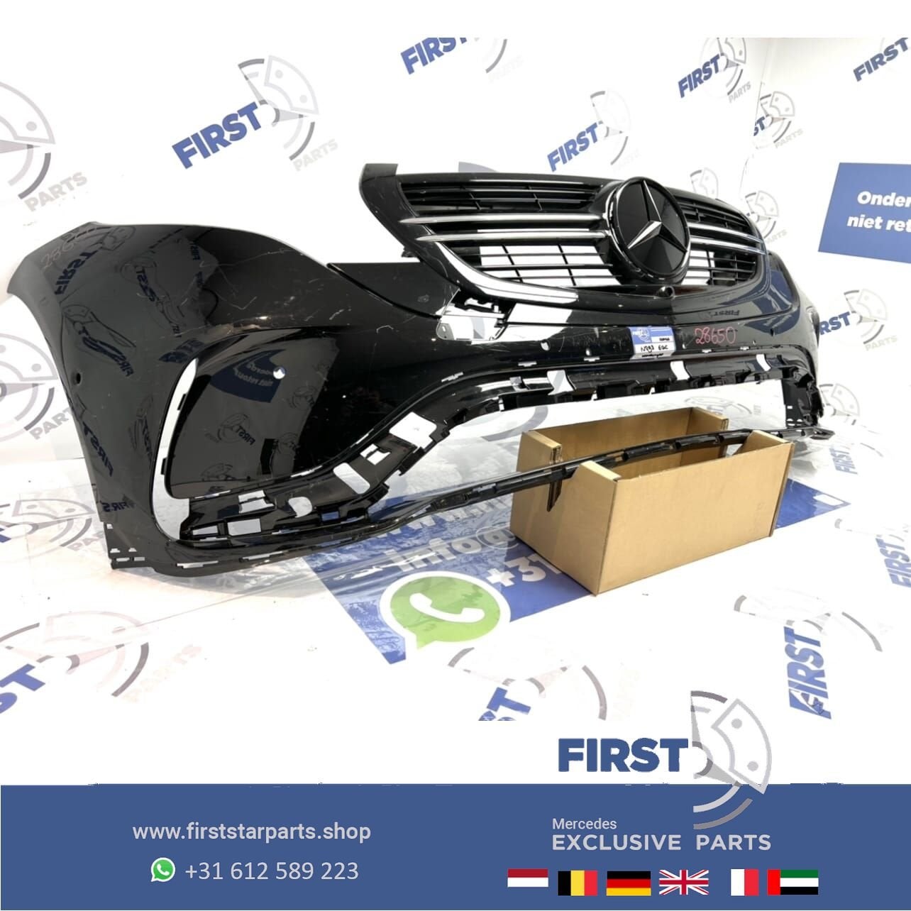 N293 W293 EQC AMG VOORBUMPER 2019-2023 origineel Mercedes EQ, Gebruikt, -, Voor, Ophalen of Verzenden