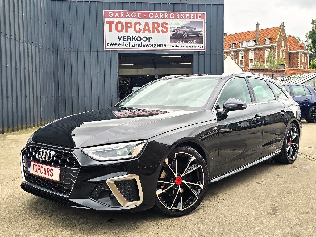AUDI A4 35TFSI MHEV °S-line° Stronic Facelift 2024° 21000km❕, 1995 cc, 4 cilinders, Zwart, Leder