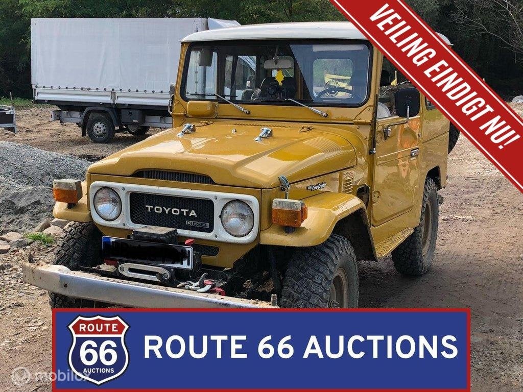 Toyota Land Cruiser BJ40 | 1979 | Route 66 Auctions, Auto's, Zwart, Bedrijf, Handgeschakeld, Overige carrosserie