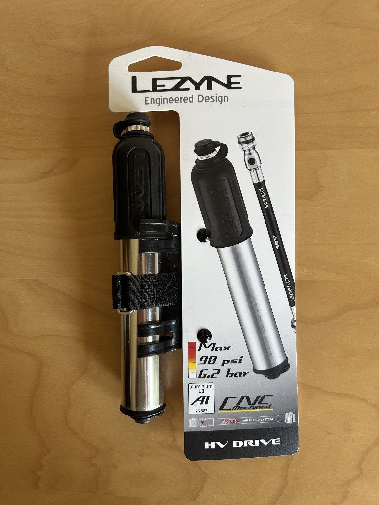 Pompe vélo Lezyne HV Drive Neuve, Vélos & Vélomoteurs, Enlèvement, Neuf