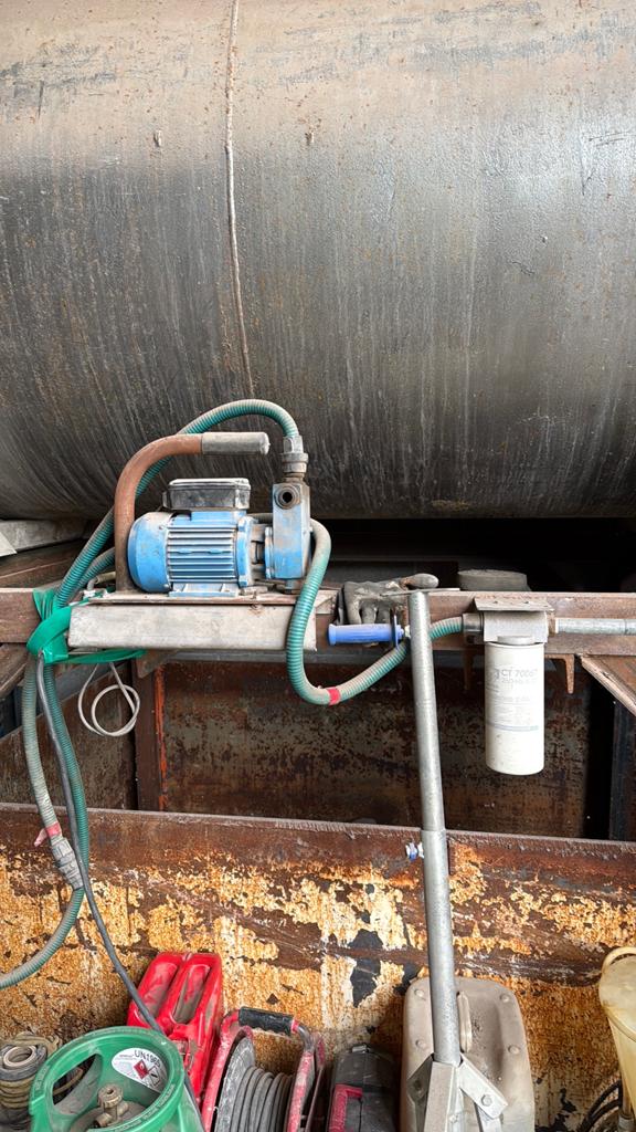 Pomp voor externe tank incl filter, Ophalen