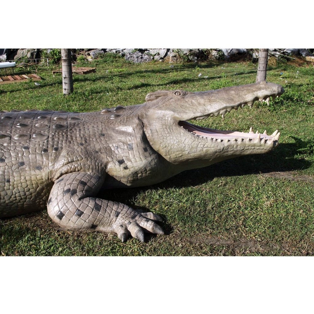 Krokodil 12 meter - levensecht krokodil beeld XXL, Ophalen, Nieuw