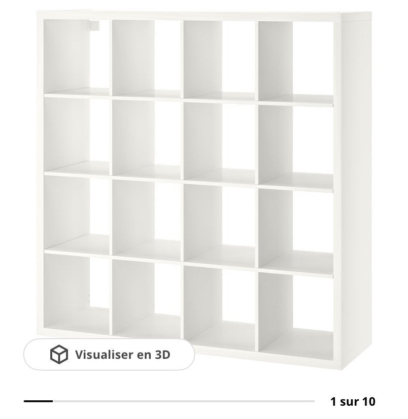 Étagère Ikea 4x4, Enlèvement ou Envoi, 150 à 200 cm, 150 à 200 cm, Utilisé