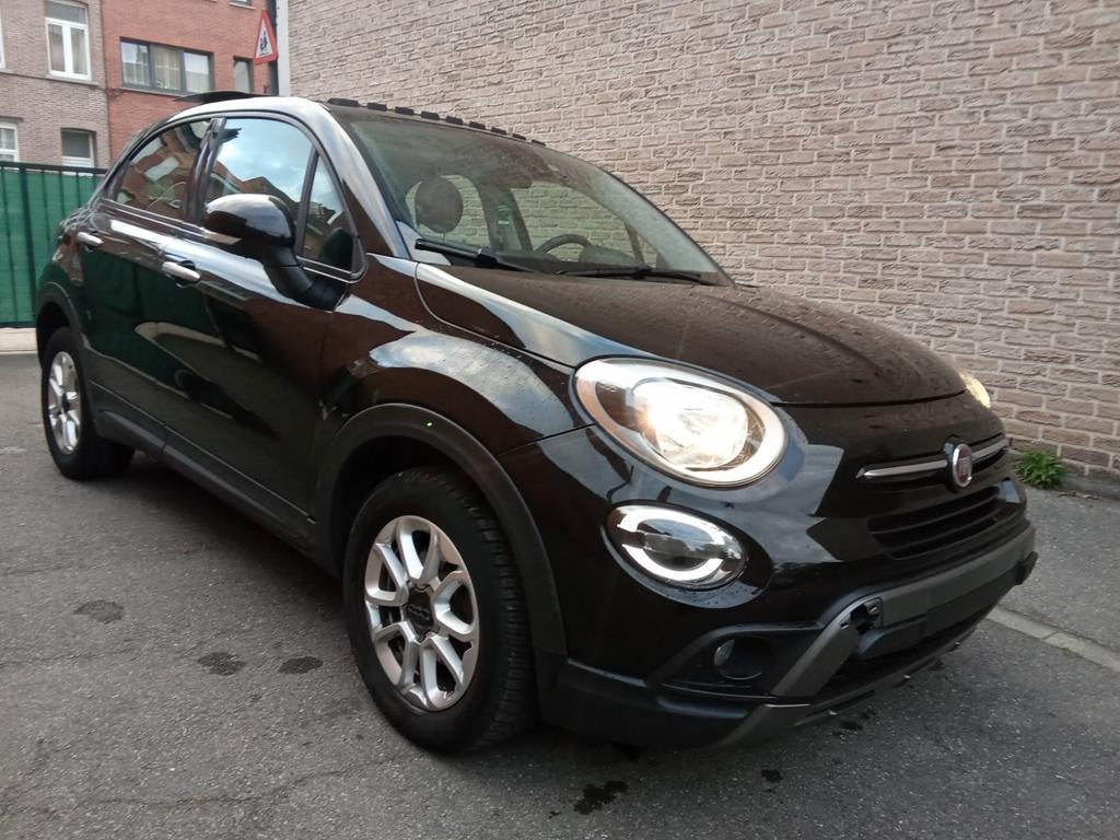 Fiat 500X City Cross/1.0 Firefly 120 Pk/Panoramadak, Auto's, Voorwielaandrijving, Euro 6, 500X, Zwart