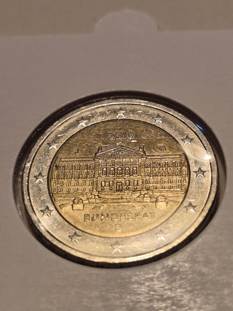 Herdenkingsmunt 2€ Duitsland 2019 J pr, Ophalen, Duitsland, 2 euro, Losse munt