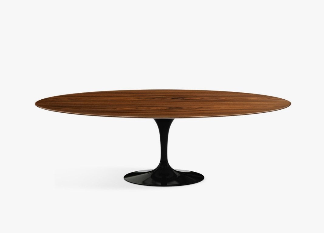 Table Knoll (Saarinen) en état splendide, Maison & Meubles, Enlèvement, Comme neuf, Ovale, Bois