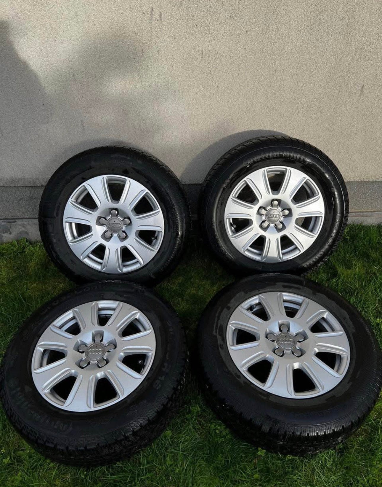 Lot de 4 pneus hiver Continental Audi Q3, Enlèvement, Pneus hiver, Pneus et Jantes