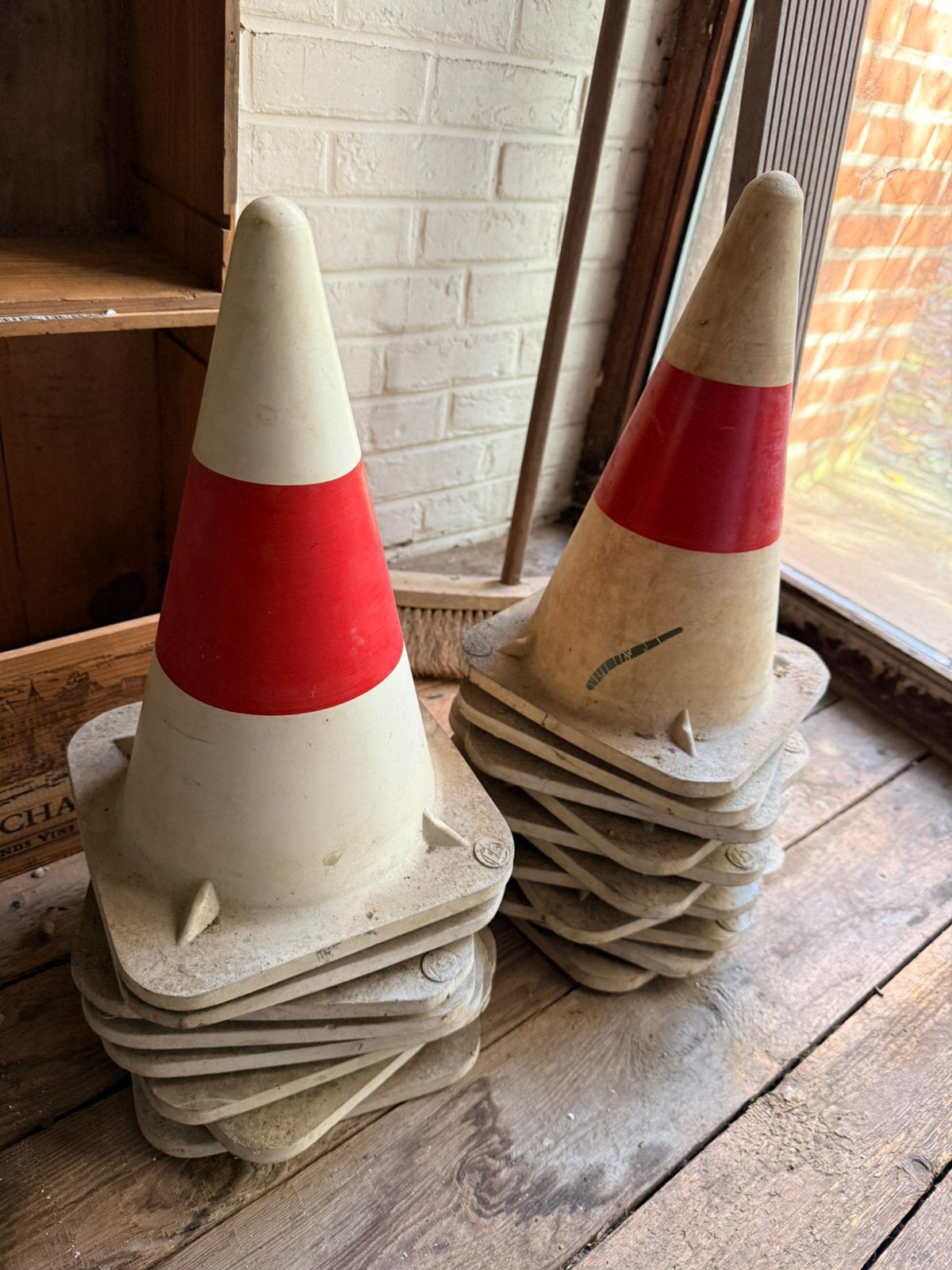 3 cônes de signalisation, Enlèvement, Utilisé