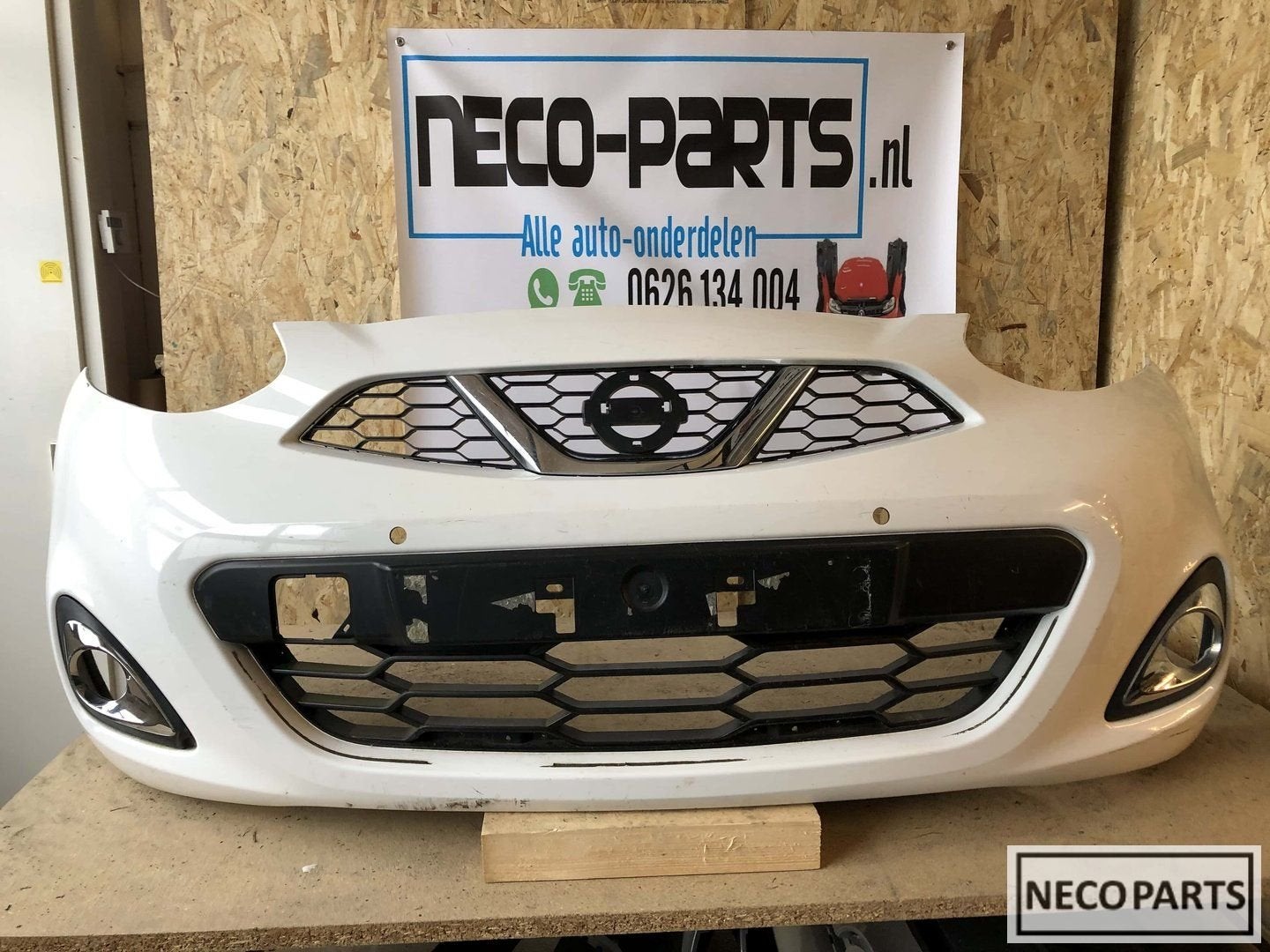 Nissan micra k13 bumper voorbumper 2013-2017 origineel, -, Enlèvement, Utilisé, -