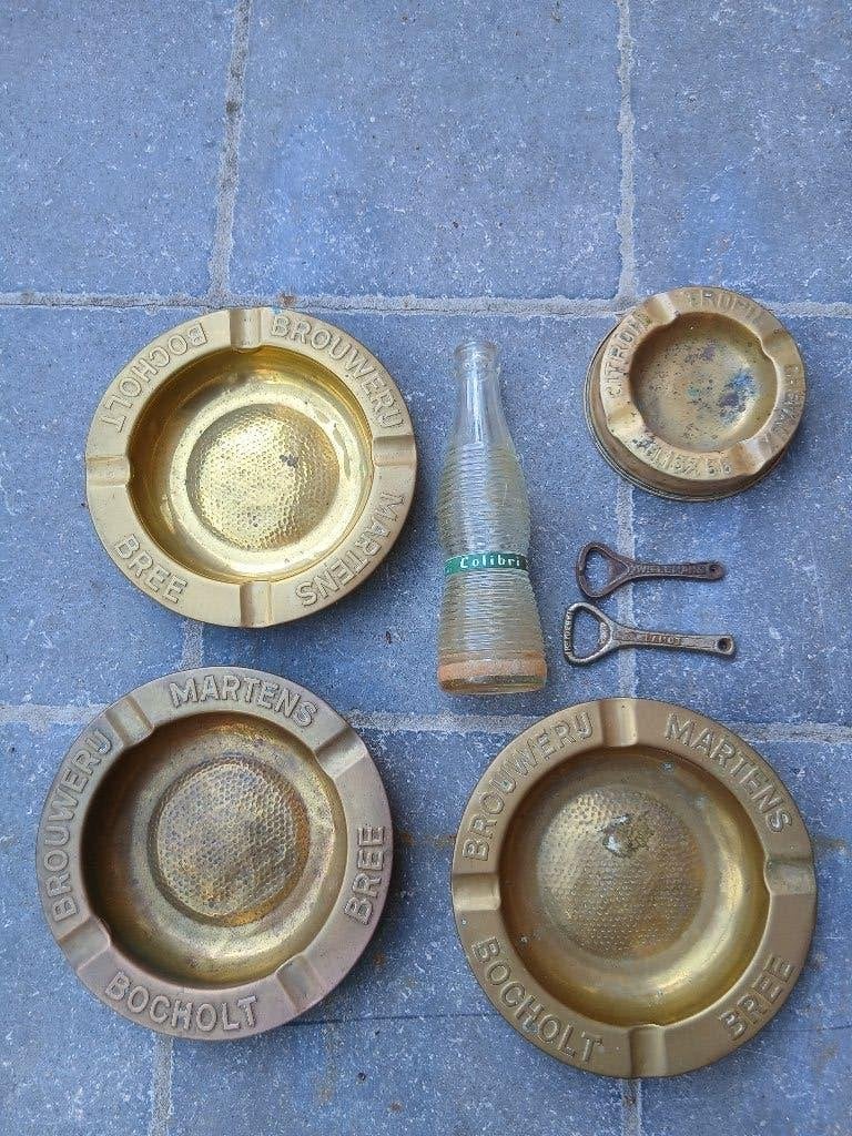 lot d'anciens objets publicitaires/de café, Collections, Marques & Objets publicitaires, Utilisé, Ustensile, Enlèvement ou Envoi