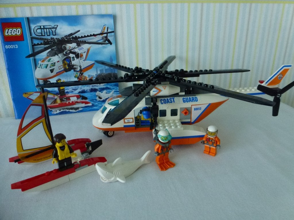 Hélicoptère de la Garde côtière Lego City 60013, City, Enlèvement ou Envoi, Lego, Ensemble complet