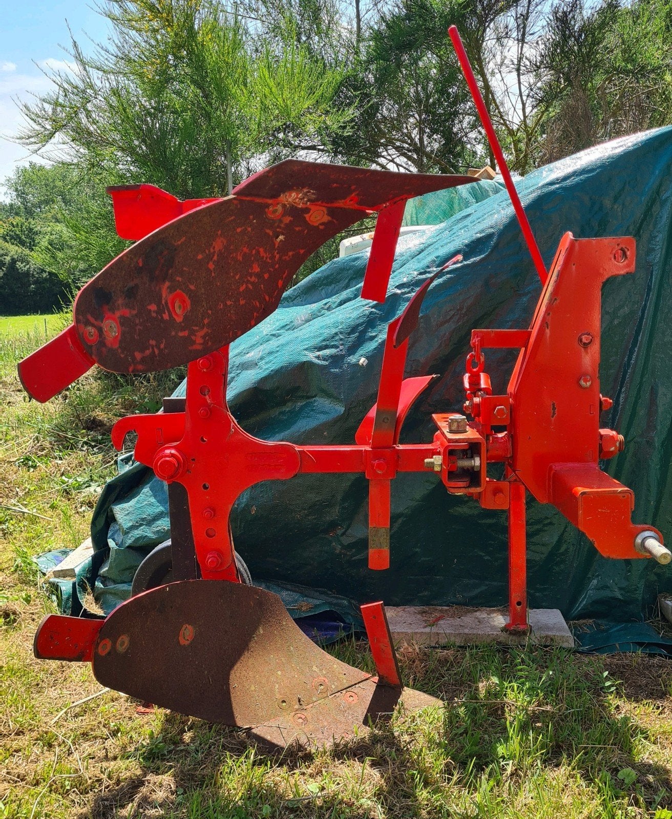 Ploeg Belotta voor minitractor, Ophalen, Grondbewerking