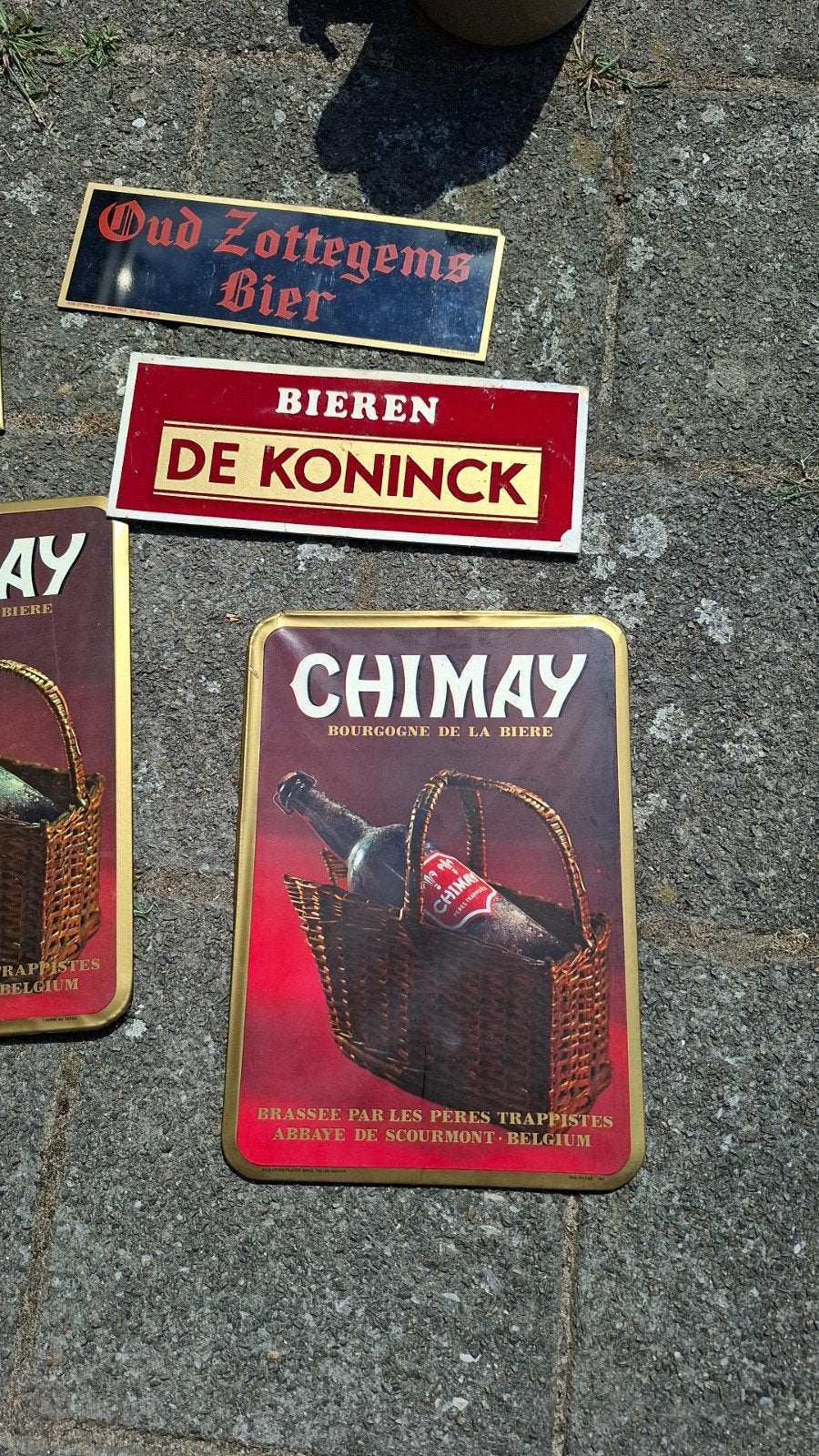Trappisten bier reclameplaatjes diverse brouwerijtjes, Verzamelen, Biermerken, Ophalen