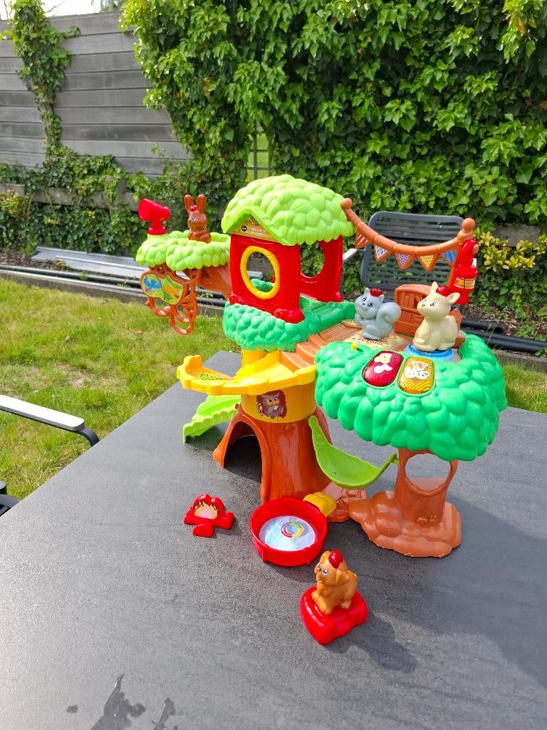 Zoef Zoef Dieren Ontdek & Speel Boomhut, Kinderen en Baby's, Ophalen, Zo goed als nieuw