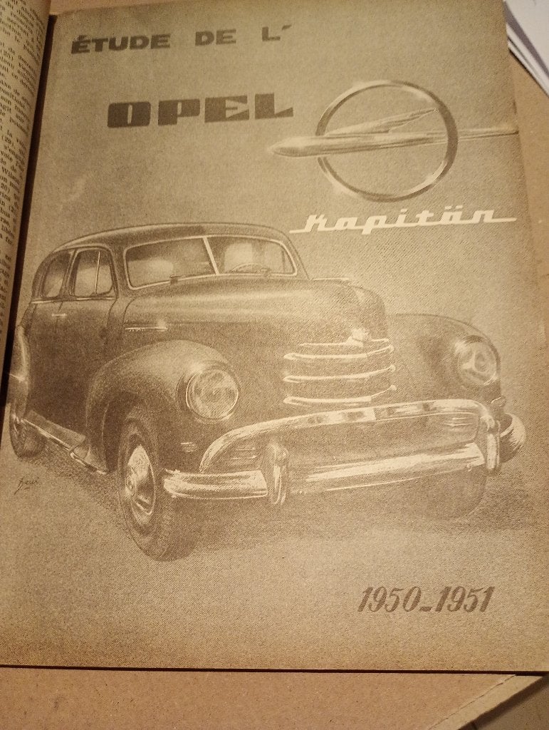 revue technique opel kapitan 1950-1951, Enlèvement ou Envoi