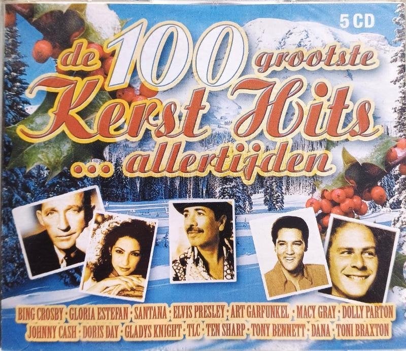 cd DE 100 GROOTSTE KERSTHITS ALLER TIJDEN 5 CD's, Cd's en Dvd's, Ophalen of Verzenden, Zo goed als nieuw