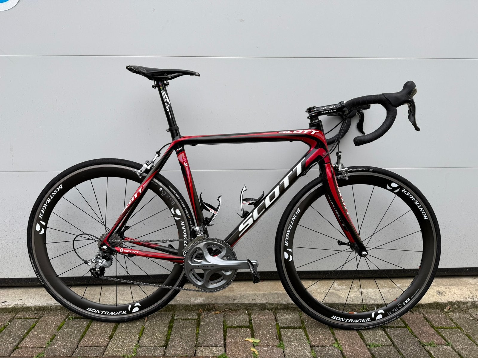 Scott Addict – Ultegra + Bontrager Aura 5 (taille L / 56), Fietsen en Brommers, Fietsen | Racefietsen, Ophalen of Verzenden, Gebruikt