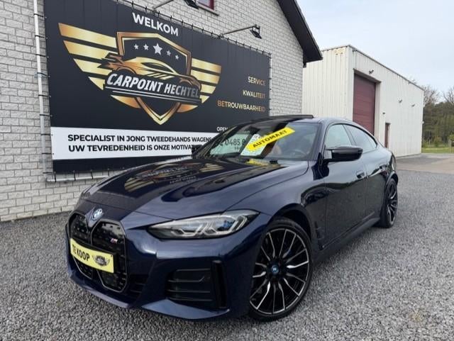 Bmw i4 M50 gran coupe 544 pk FULL OPTIE / M PAKKET 35 000 km, Auto's, BMW, Blauw, 5 deurs, 544 kW, I4