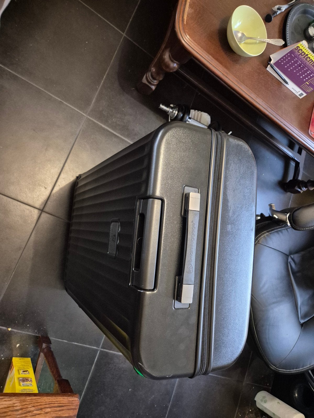 smartluggage reiskoffer 100 liter, Ophalen, Zo goed als nieuw, Hard kunststof, Slot