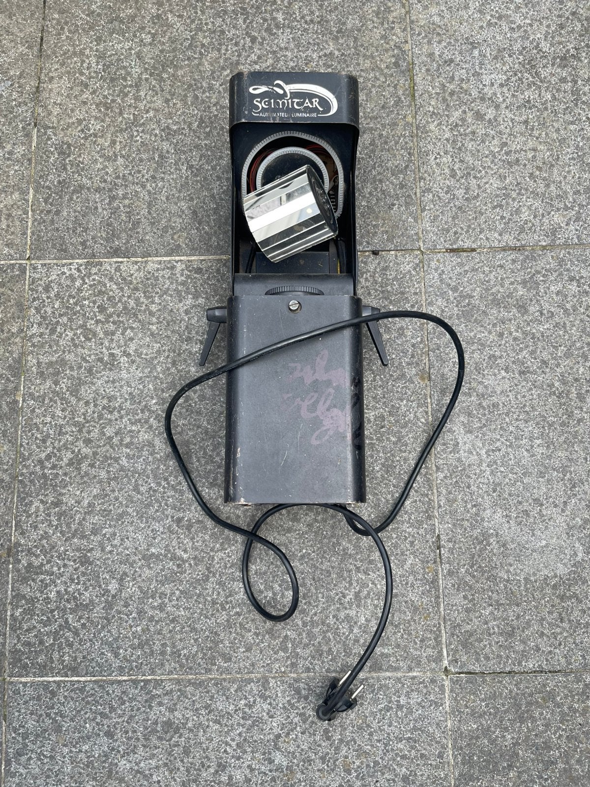 Licht draaiende scanner zonder lamp - €10, Fietsen en Brommers, Fietsaccessoires | Fietsaccu's, Ophalen, Gebruikt
