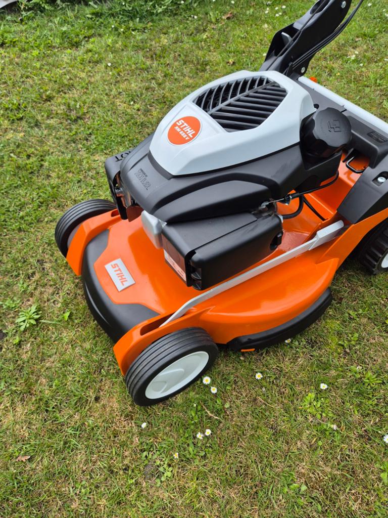 STIHL RM 655 V benzine grasmaaier, Tuin en Terras, Ophalen, Nieuw, Benzine-grasmaaier, Stihl