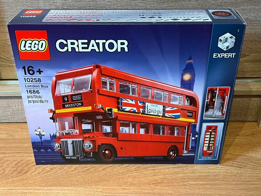 Lego 10258 London Bus, Ophalen, Zo goed als nieuw, Compleet, Lego