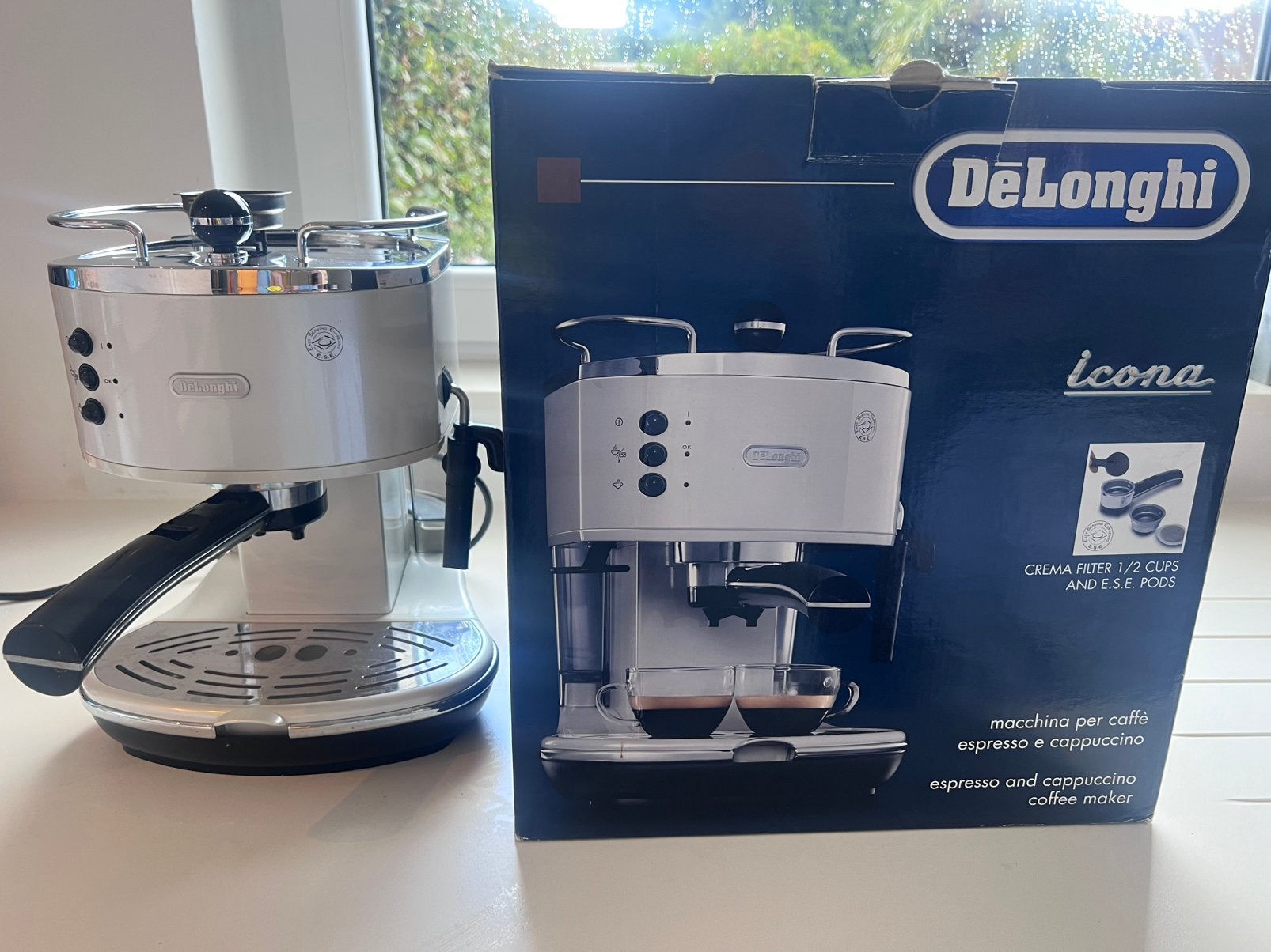 Delonghi icona, Electroménager, Café moulu, Réservoir d'eau amovible, Utilisé, Enlèvement