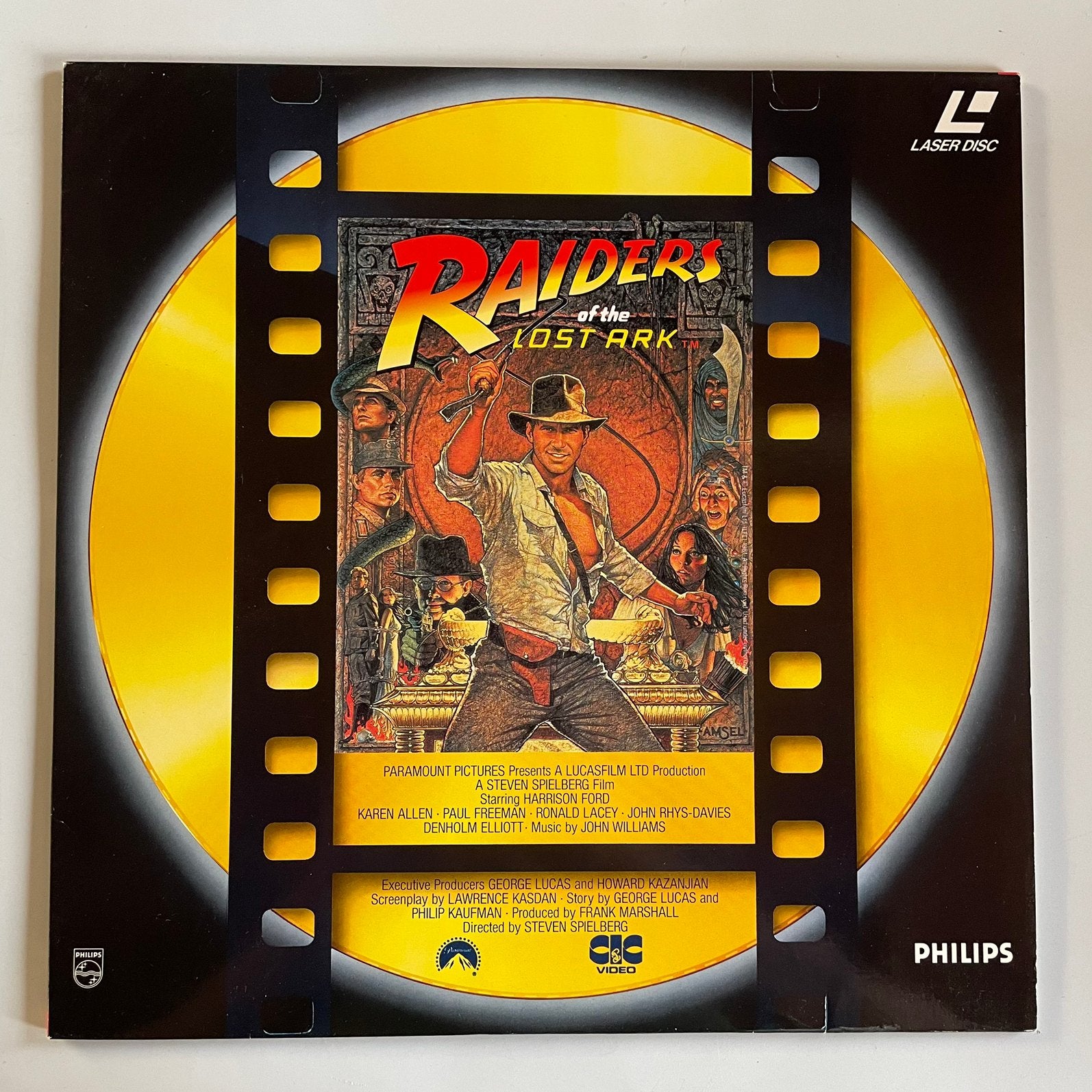 Indiana Jones: Raiders of the Lost Ark - Laserdisc, Ophalen of Verzenden, Zo goed als nieuw