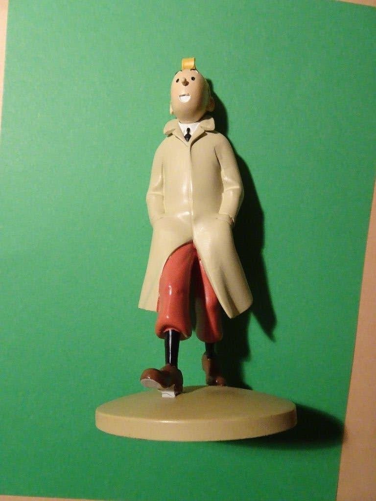 Figurine prototype - Tintin avec la bouche ouverte !, Collections, Enlèvement ou Envoi, Tintin, Comme neuf, Statue ou Figurine