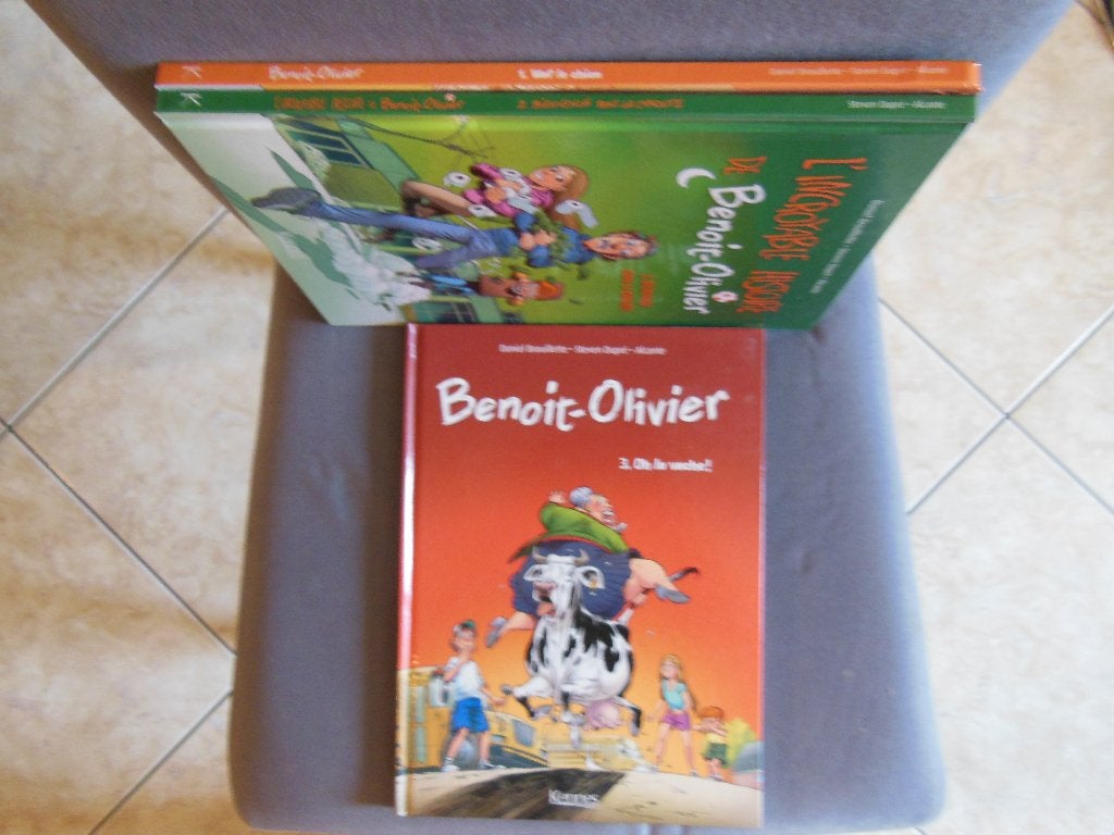 Lot BD Benoît-Olivier 1 à 3, Livres, Enlèvement ou Envoi, Utilisé