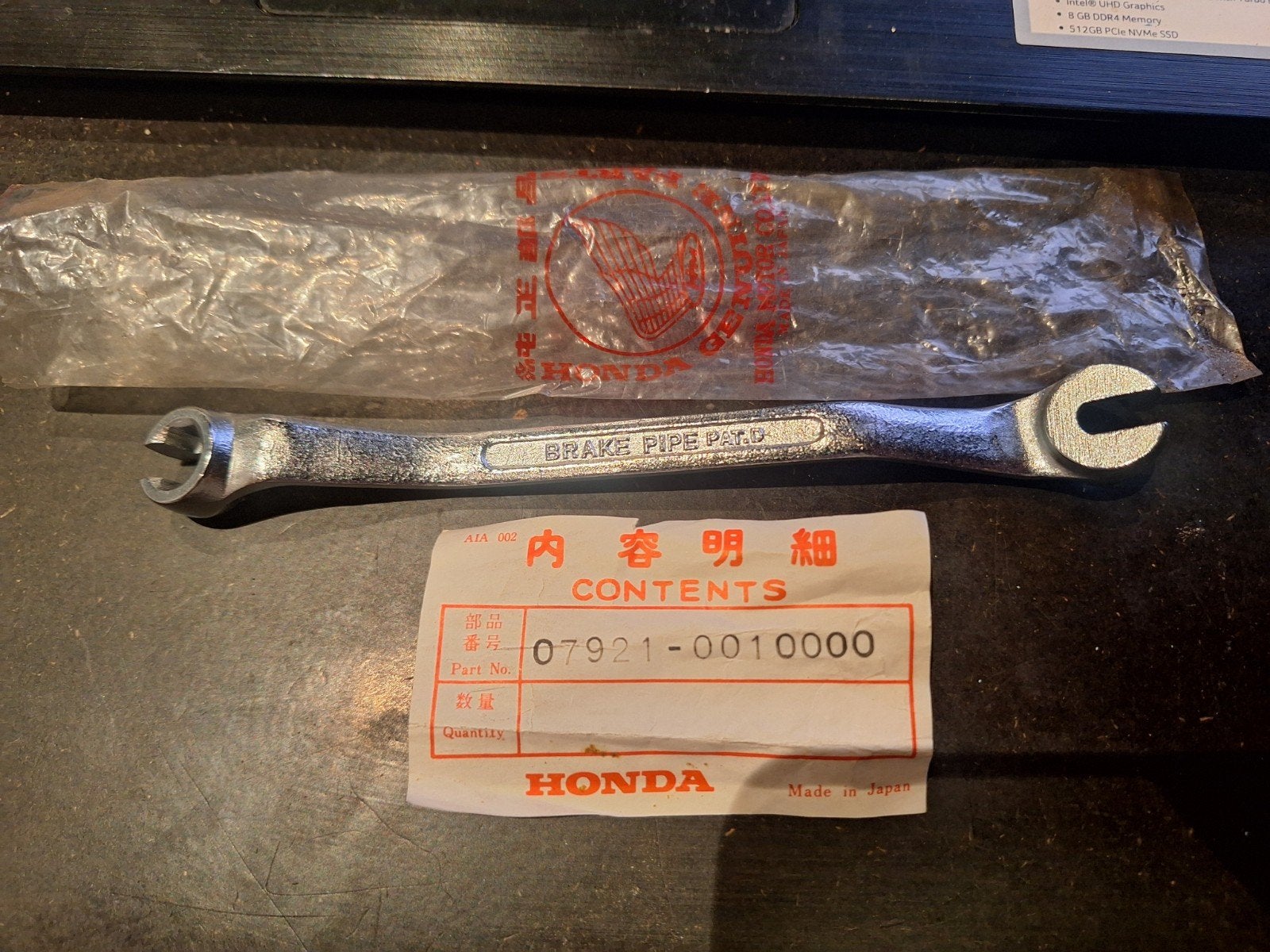 Wrench,  flare nut, Ophalen of Verzenden, Honda